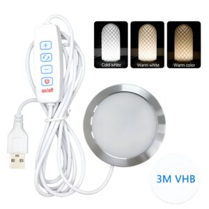 USB LED Light for 3D Models – Adjustable White & Brightness