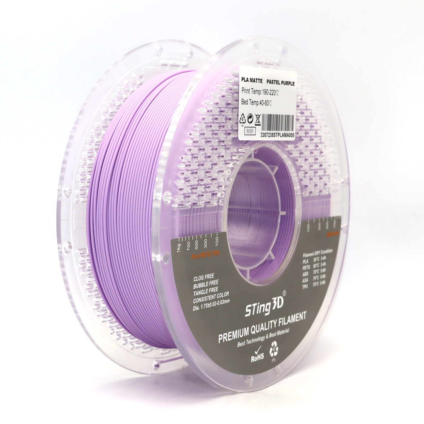Pastel Purple Matte PLA Pro